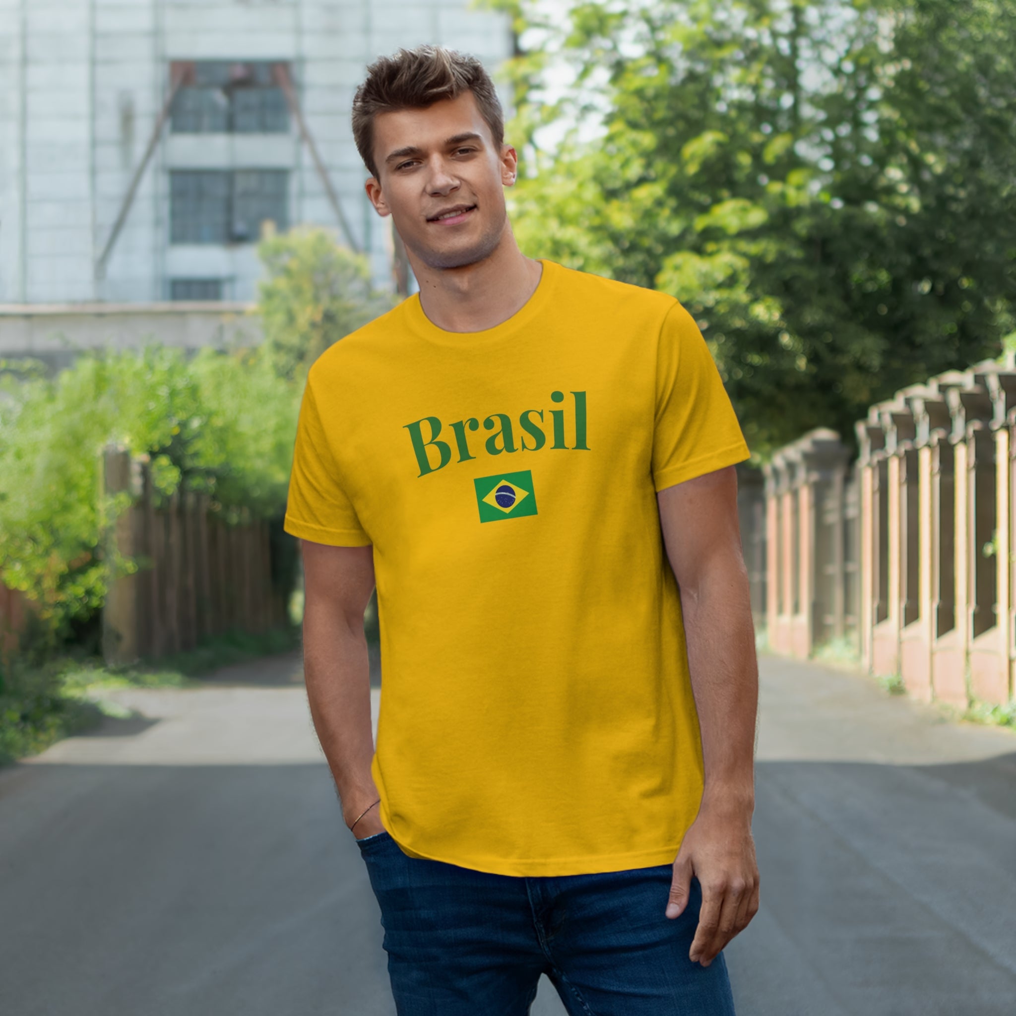 Brasil jersey T-Shirt — Brazil Pride Tee