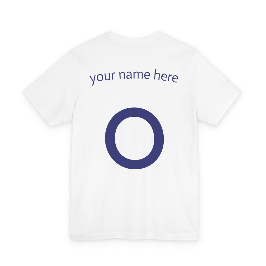 Brazil Soccer Jersey Tee — Custom Name & Number Back