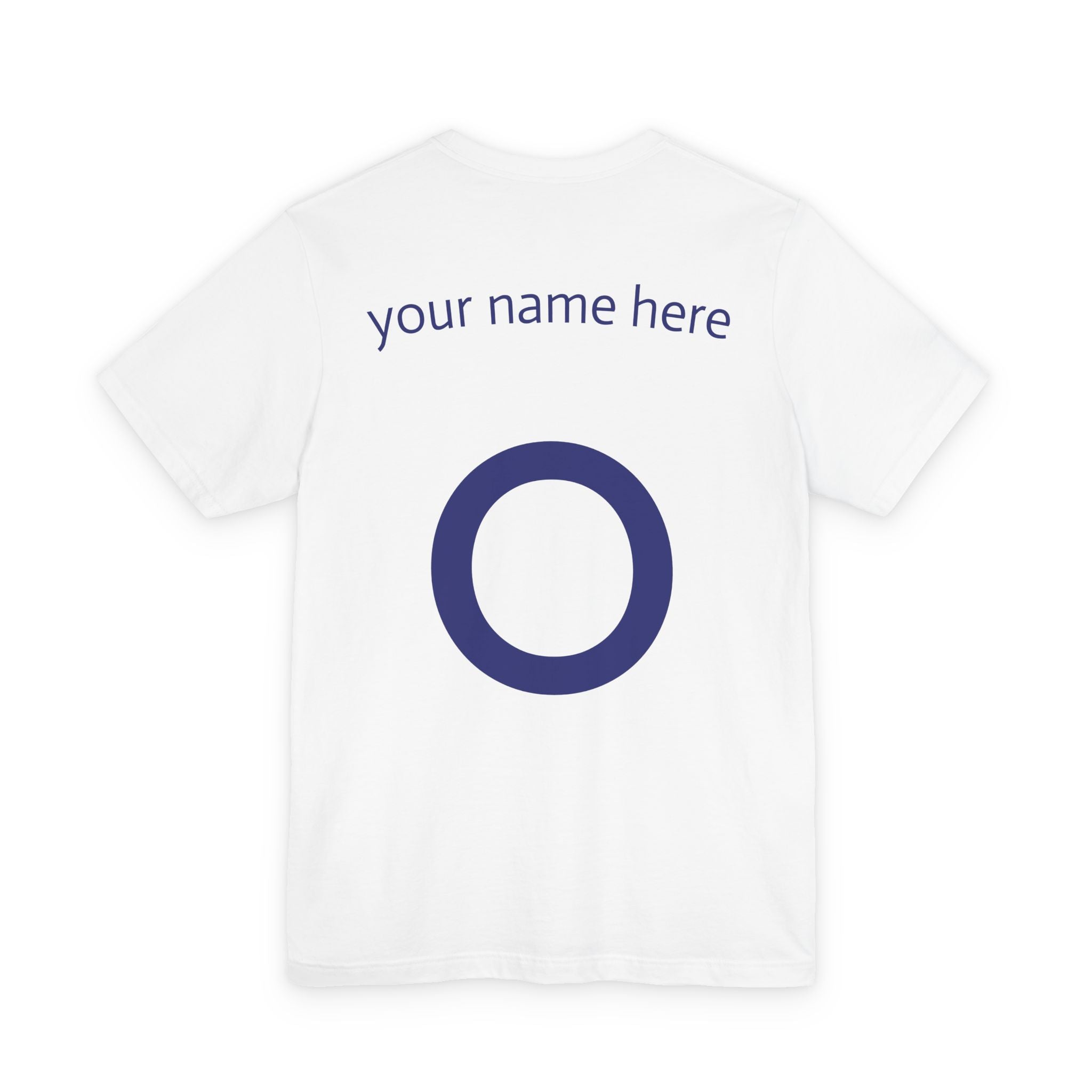 Brazil Soccer Jersey Tee — Custom Name & Number Back