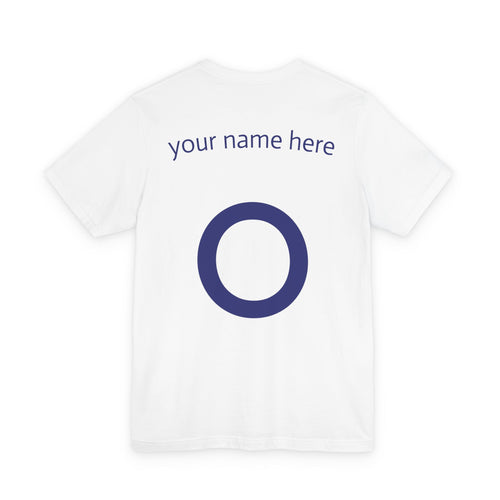 Brazil Soccer Jersey Tee — Custom Name & Number Back