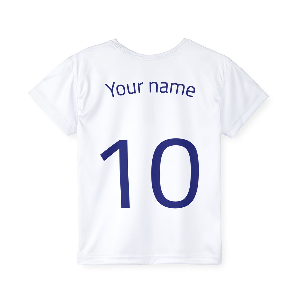 Custom Kids Brasil Soccer Jersey – Personalized Name & Number Sports Tee